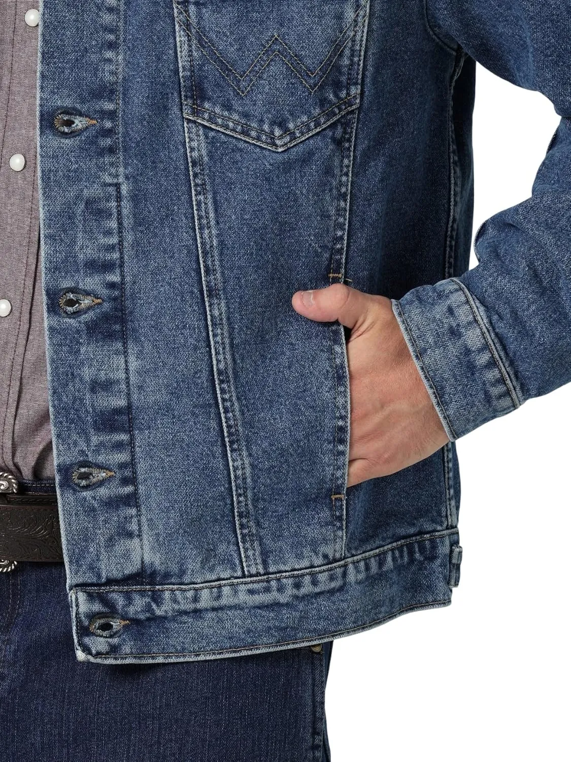 Wrangler Men's Western Unlined Denim Jacket
